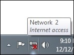 red x on network